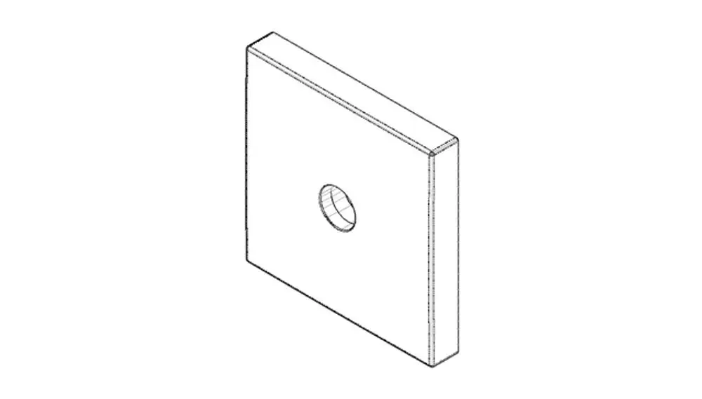 DORNBRACHT Rosette ERSATZTEILE 092798001 60 x 60 x 9 x D. 14,8 mm Chrom, 092798001-00 Galeriebild 1
